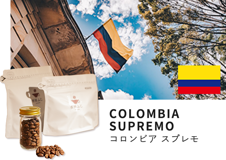 ふじ珈琲 自家焙煎 コロンビア スプレモ